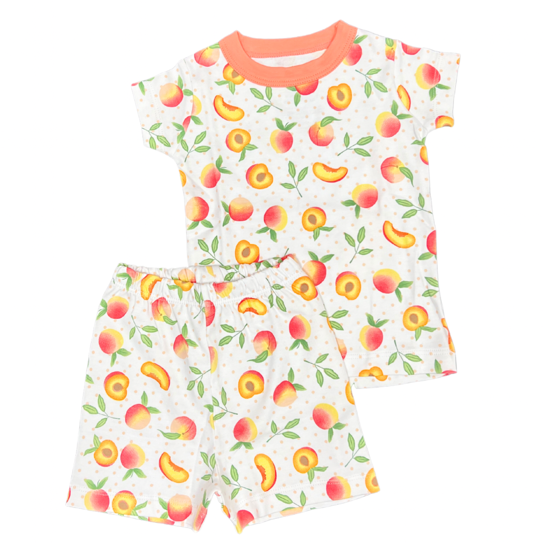 Summer Peaches Short Pajama